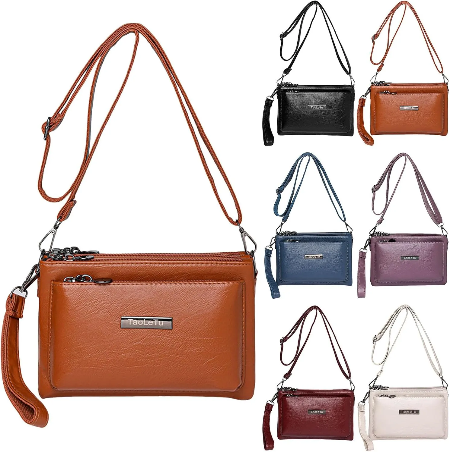 Purses for Women Crossbody Anti Theft Women's Crescent Shoulder Bags with Adjustable Strap Gifts for Mom(Blue)