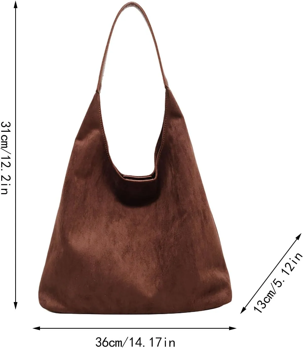 Quilted Crossbody Bags for Women Retro Studded Crossbody Bags Small Shoulder Purses Retro Clutch Underarm Purse(Brown)