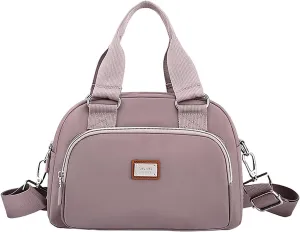 Quilted Crossbody Purses for Women Women's Crescent Shoulder Bags with Adjustable Strap Travel Bag with Zipper(A)