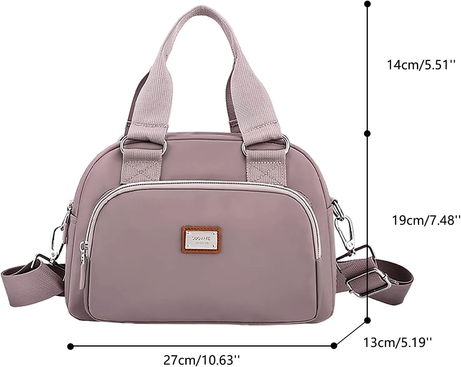 Quilted Crossbody Purses for Women Women's Crescent Shoulder Bags with Adjustable Strap Travel Bag with Zipper(A)