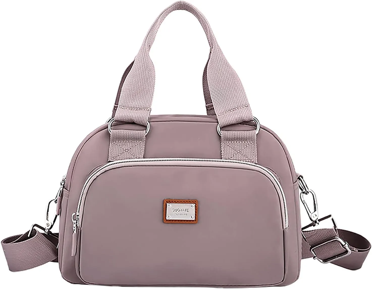 Quilted Crossbody Purses for Women Women's Crescent Shoulder Bags with Adjustable Strap Travel Bag with Zipper(A)