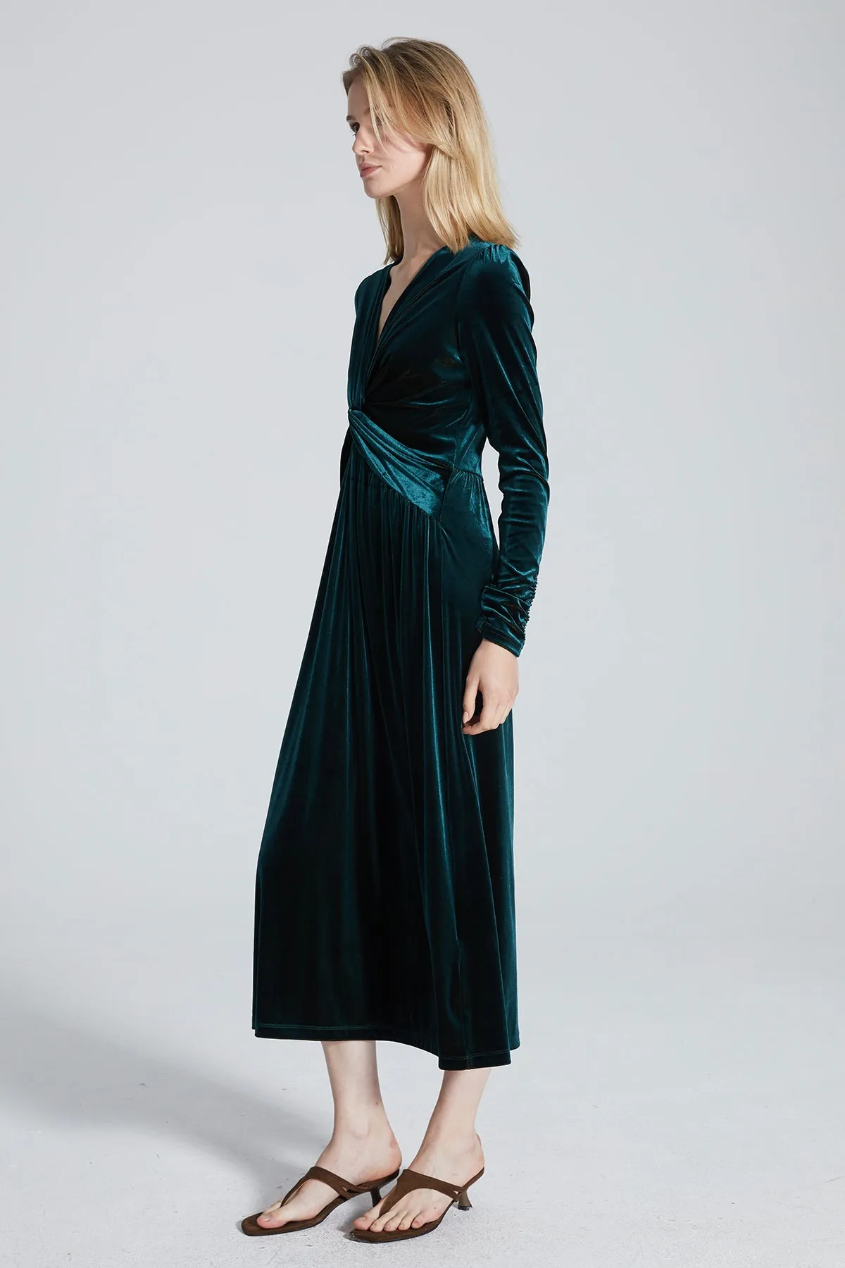 Rachel V-Neck Elegant Dress