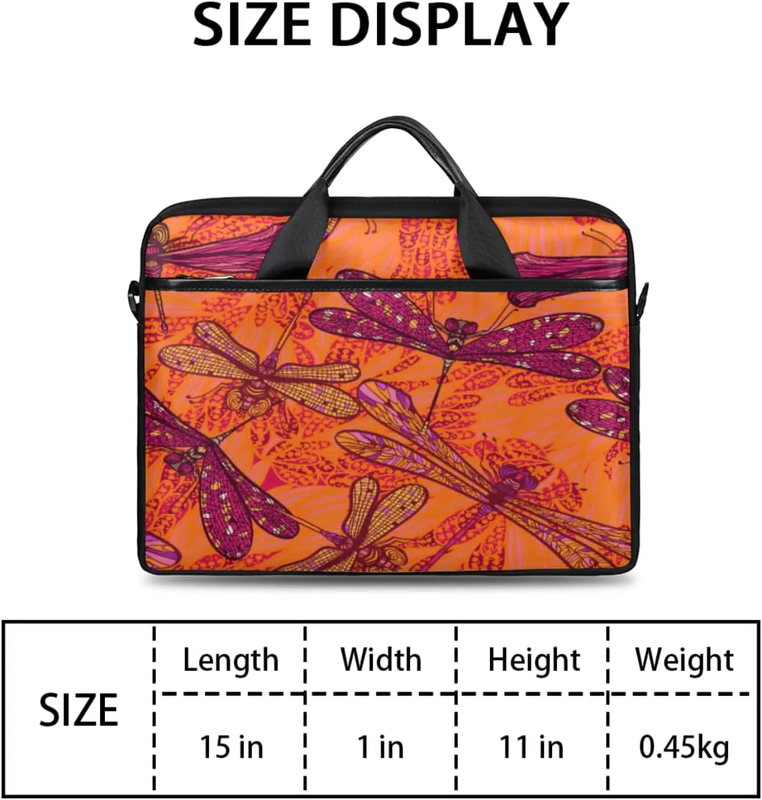 Retro Animal Paw Prints Laptop Shoulder Messenger Bag Waterproof Laptop Briefcase with Handle and Padded Strap Case Sleeve