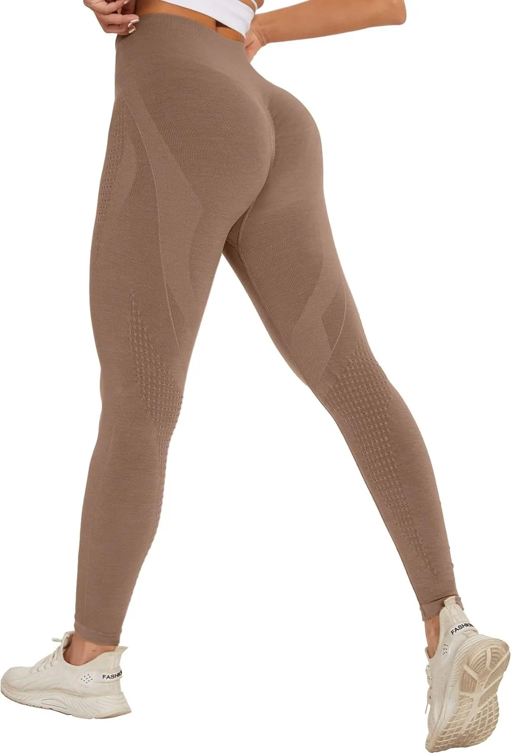 SEASUM Scrunch Butt Lifting Leggings for Women Seamless Workout High Waisted Tummy Control Gym Yoga Pants