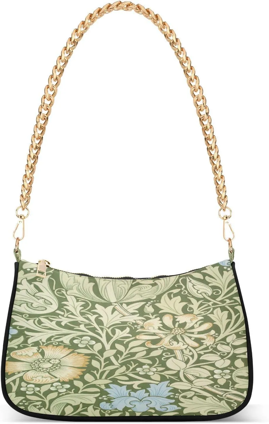 Shoulder Bags for Women William Morris Prints Hobo Tote Handbag Small Clutch Purse with Zipper Closure41