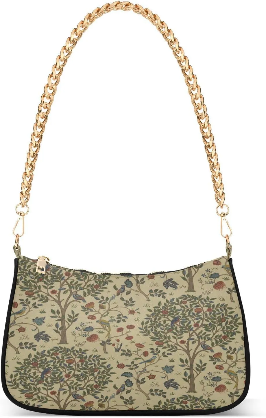 Shoulder Bags for Women William Morris Prints Hobo Tote Handbag Small Clutch Purse with Zipper Closure45