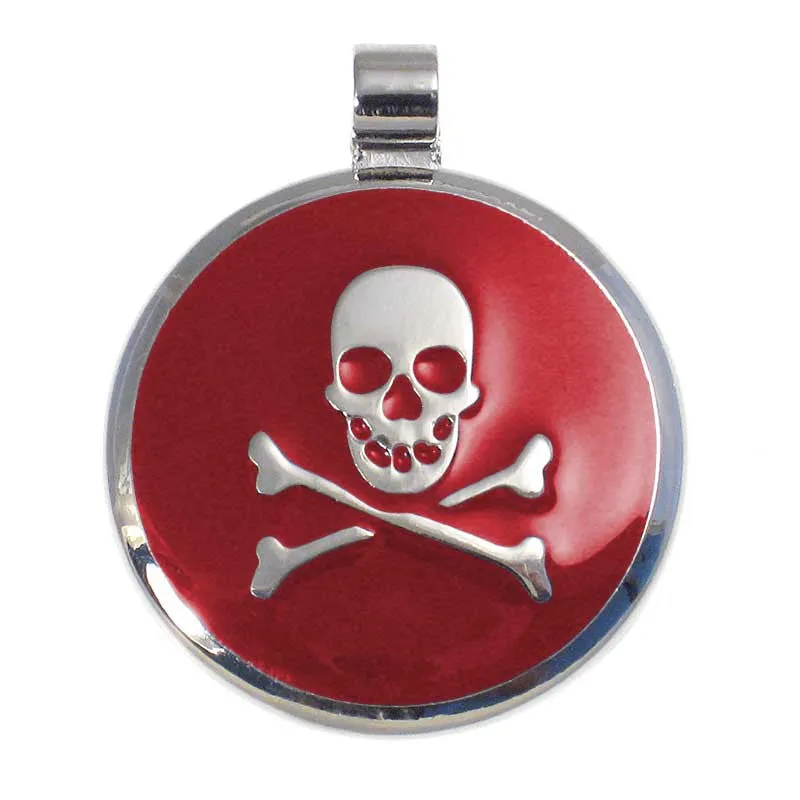 Skull and Crossbone Jewelry Tag
