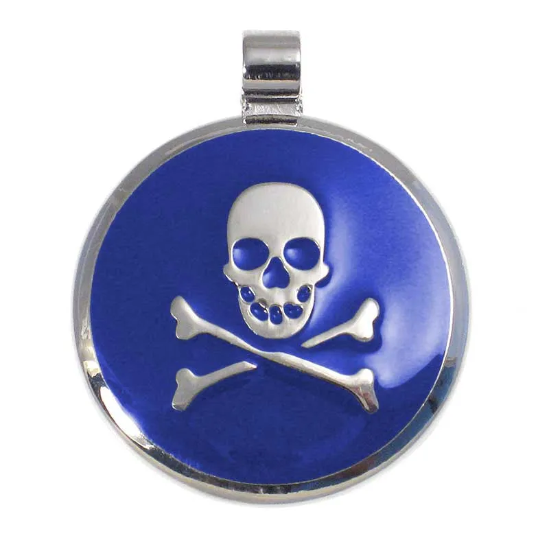 Skull and Crossbone Jewelry Tag