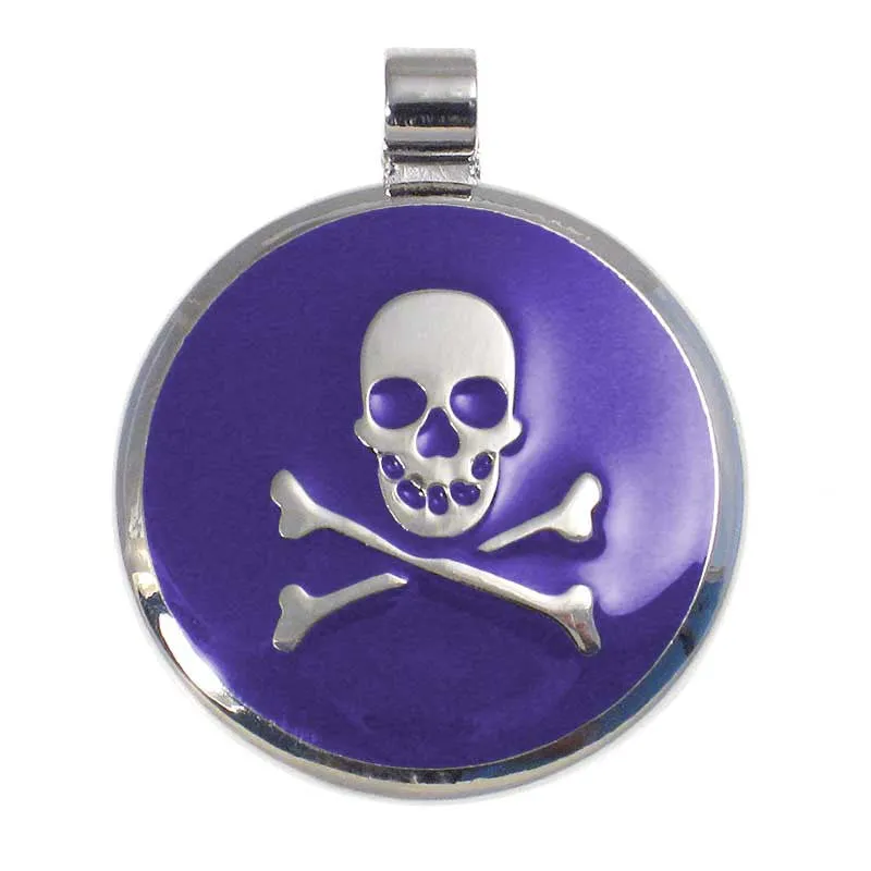 Skull and Crossbone Jewelry Tag