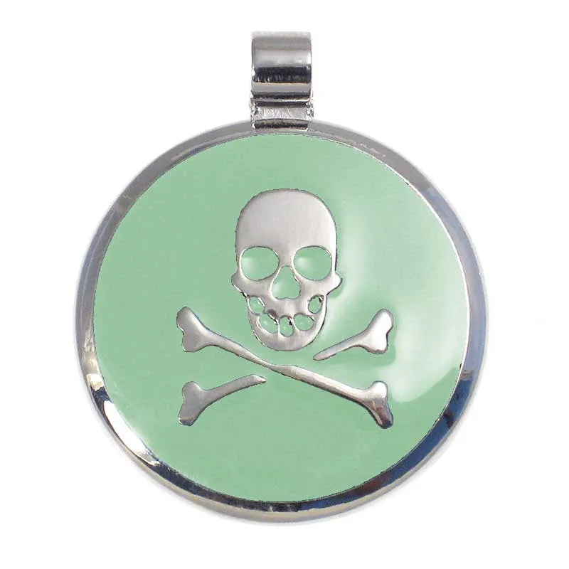 Skull and Crossbone Jewelry Tag