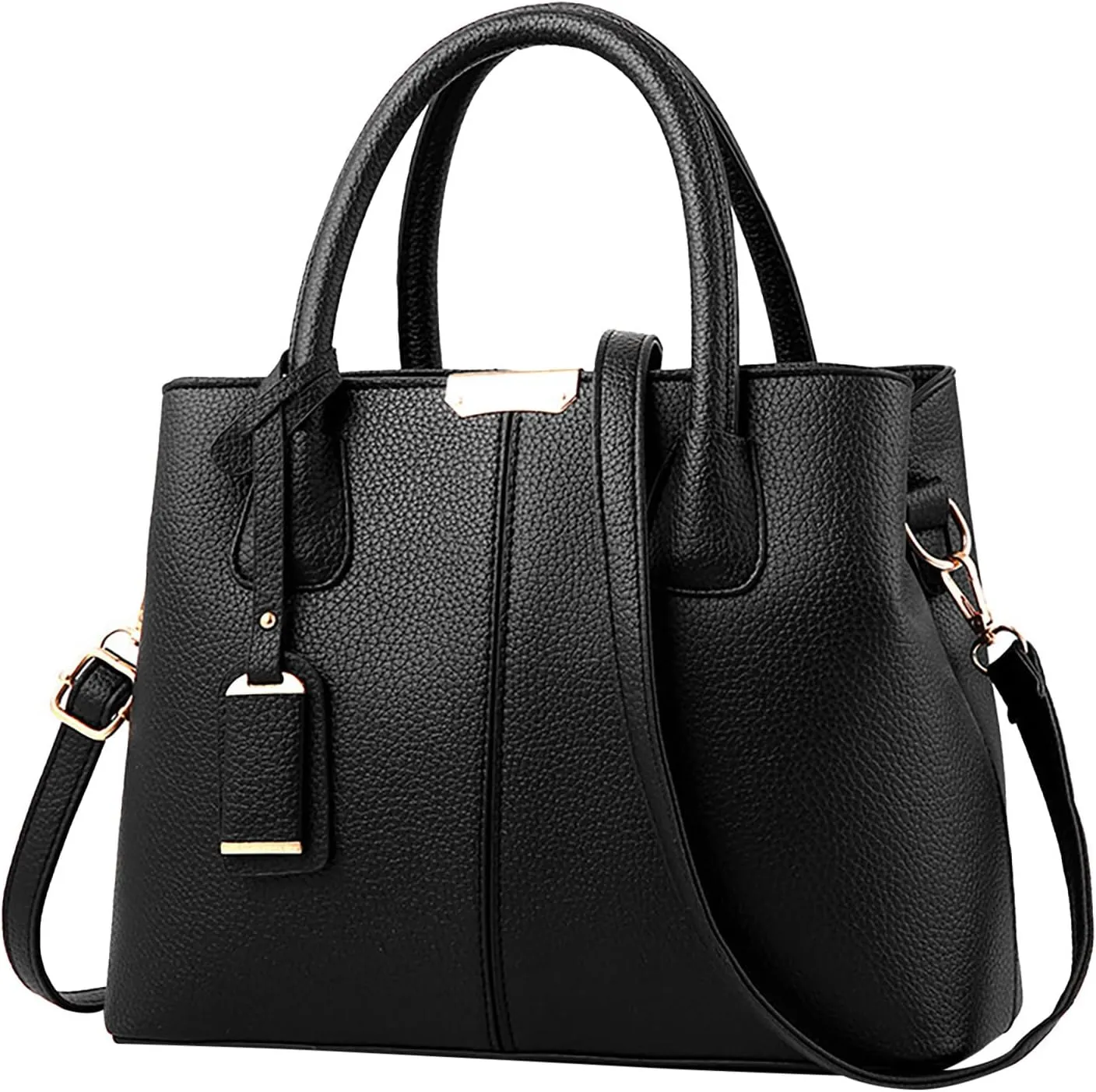 Soft Leather Satchel Bags for Women Shoulder Hobo Bags Top Handle Satchel Purses Fashion Bag with Compartments