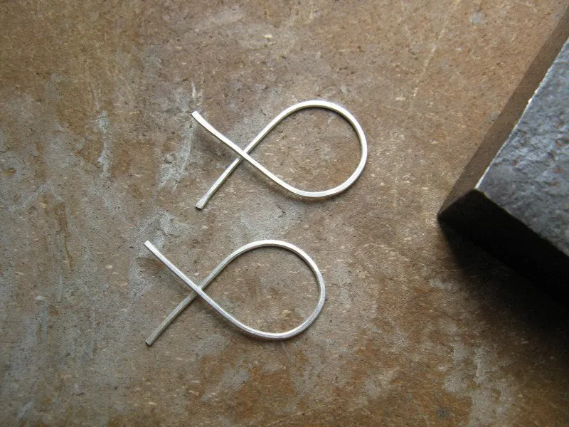 Sterling Minnow Earrings