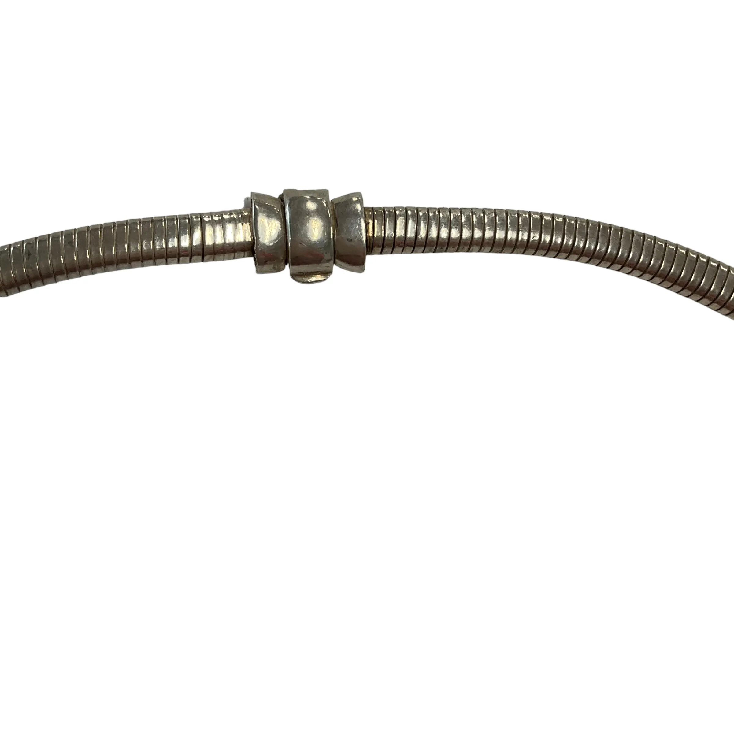 Sterling Silver Snake Chain Collar Necklace