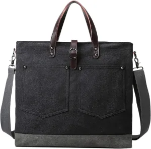 Tote Bags Purse for Women Waterproof Nylon Crossbody Bags for Woman Trendy Carry Options for Work and Daily Use(Black)