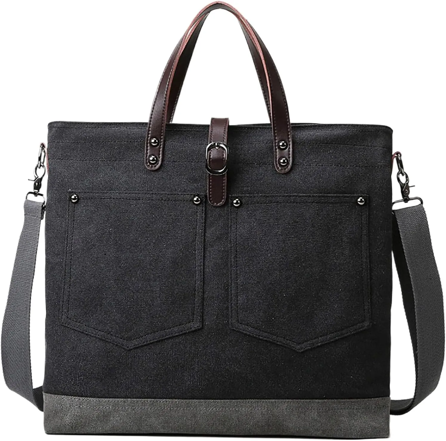 Tote Bags Purse for Women Waterproof Nylon Crossbody Bags for Woman Trendy Carry Options for Work and Daily Use(Black)
