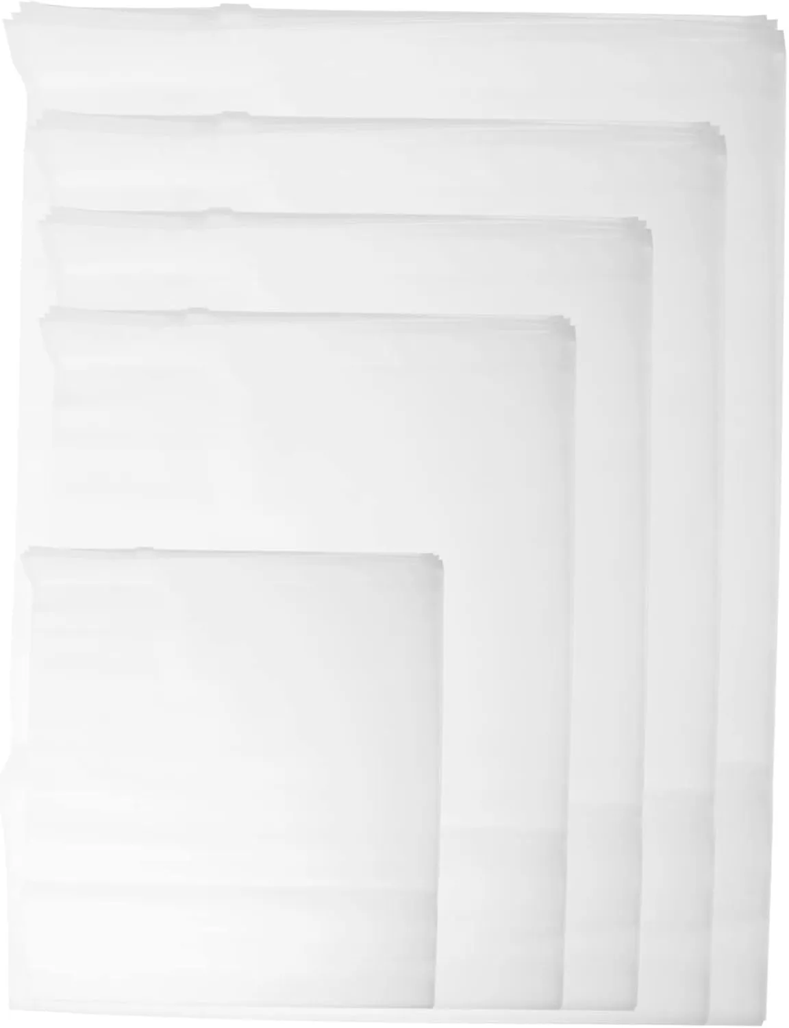Vaguelly Clothes Sealed Bags for Travel 25pcs Garment Bags Pe Material for Storage