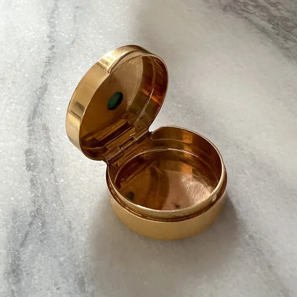 Vintage Turquoise Pill Box