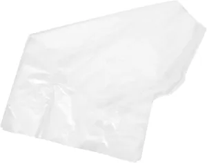 Wakauto 40pcs Hanging Garment Bags for Closet Storage Light Plastic Suit Covers for Hanging Clothes Storage Bag