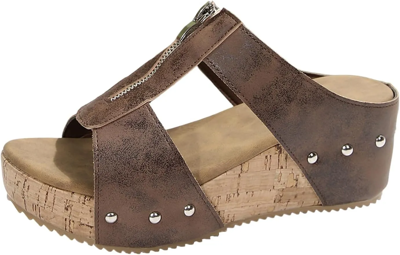 Wedge Sandals for Women 2025 New Summer Dressy Comfortable Open-Toe Casual Shoe Platform Wedges Heels Sandal with Ankle Strap Arch Support Womans Boho Beach Vacation Party Shoes