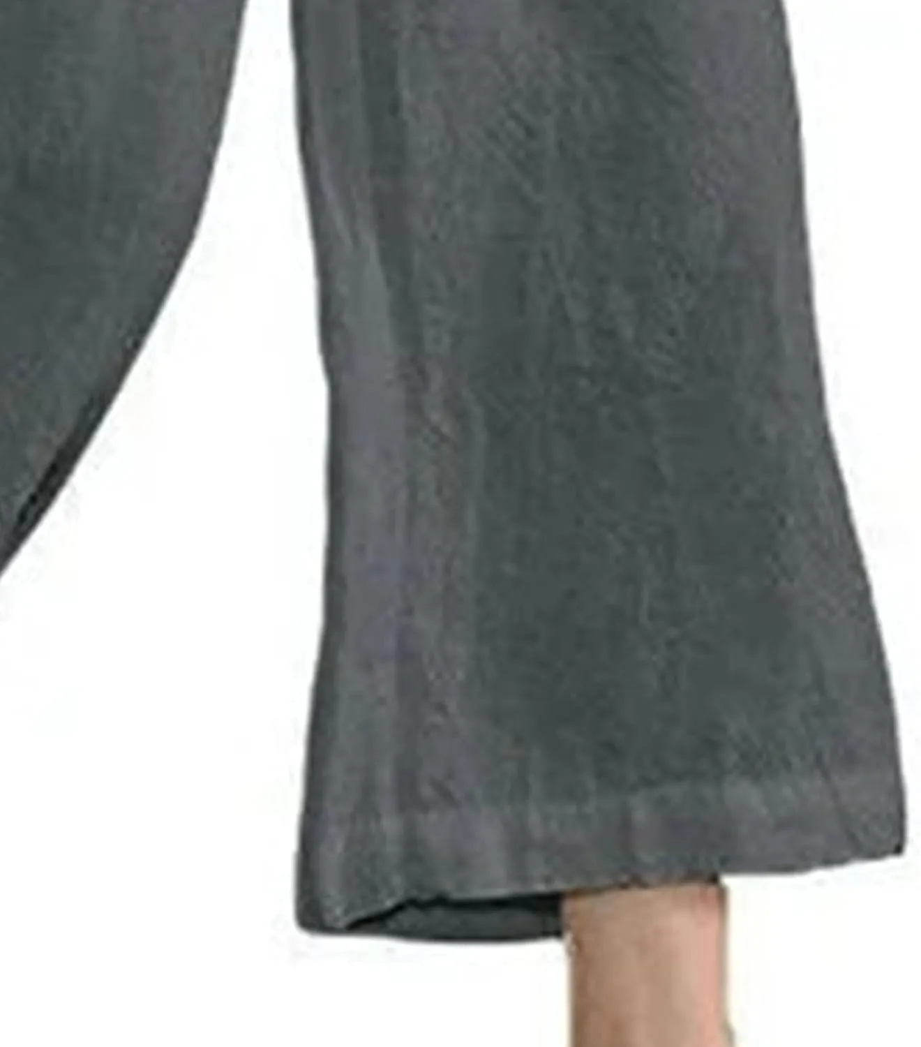Wide Leg Cropped Pants for Women Casual Pants for Women Summer Womens Cotton Cropped Pant Loose Elastic Waist Trousers