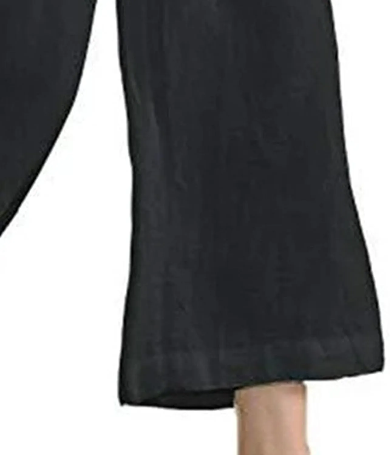 Wide Leg Cropped Pants for Women Casual Pants for Women Summer Womens Cotton Cropped Pant Loose Elastic Waist Trousers