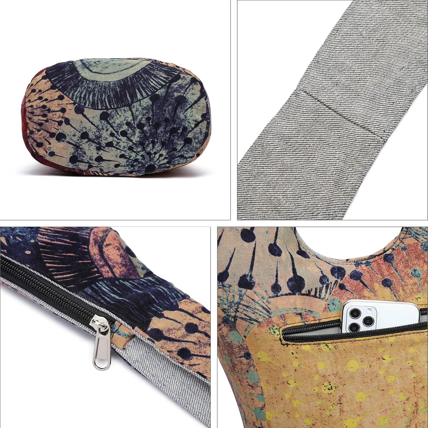 Women Shoulder Handbags Fashion canvas Hippie Crossbody Bags Bohemian Animal Prints Hobo Bags