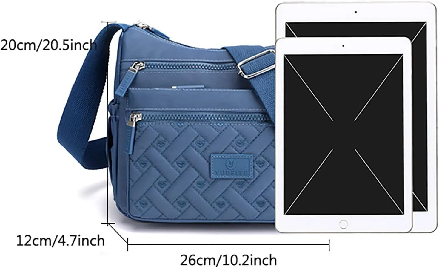 Women's Anti Theft Shoulder Bags Lightweight Quilted Leather Handbags for Women Beach Bag Water Proof Sandproof(Black)