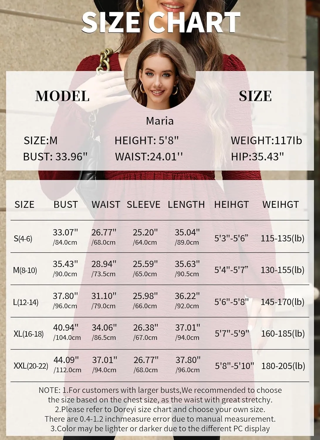 Womens Babydoll Dresses Square Neck Long Sleeve Knee Length Flowy Swing Shirring Mini Dresses Fall Dress