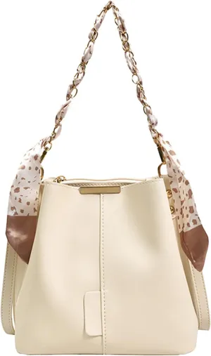 Women's Fashion Shoulder Bags Stadium Crossbody Messenger Bags for Concerts Sporting Events Womens Crochet Bag(Beige)
