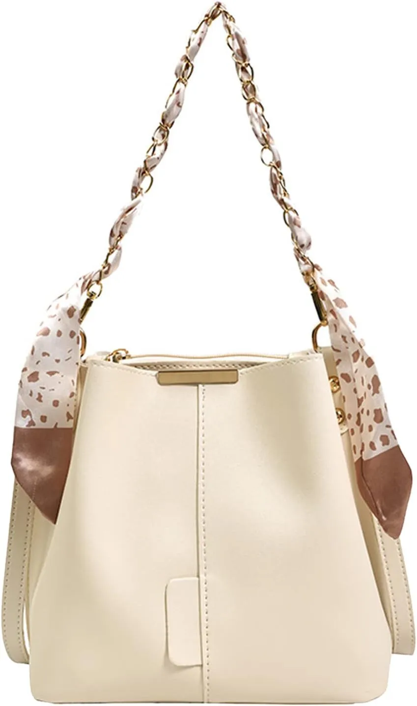 Women's Fashion Shoulder Bags Stadium Crossbody Messenger Bags for Concerts Sporting Events Womens Crochet Bag(Beige)