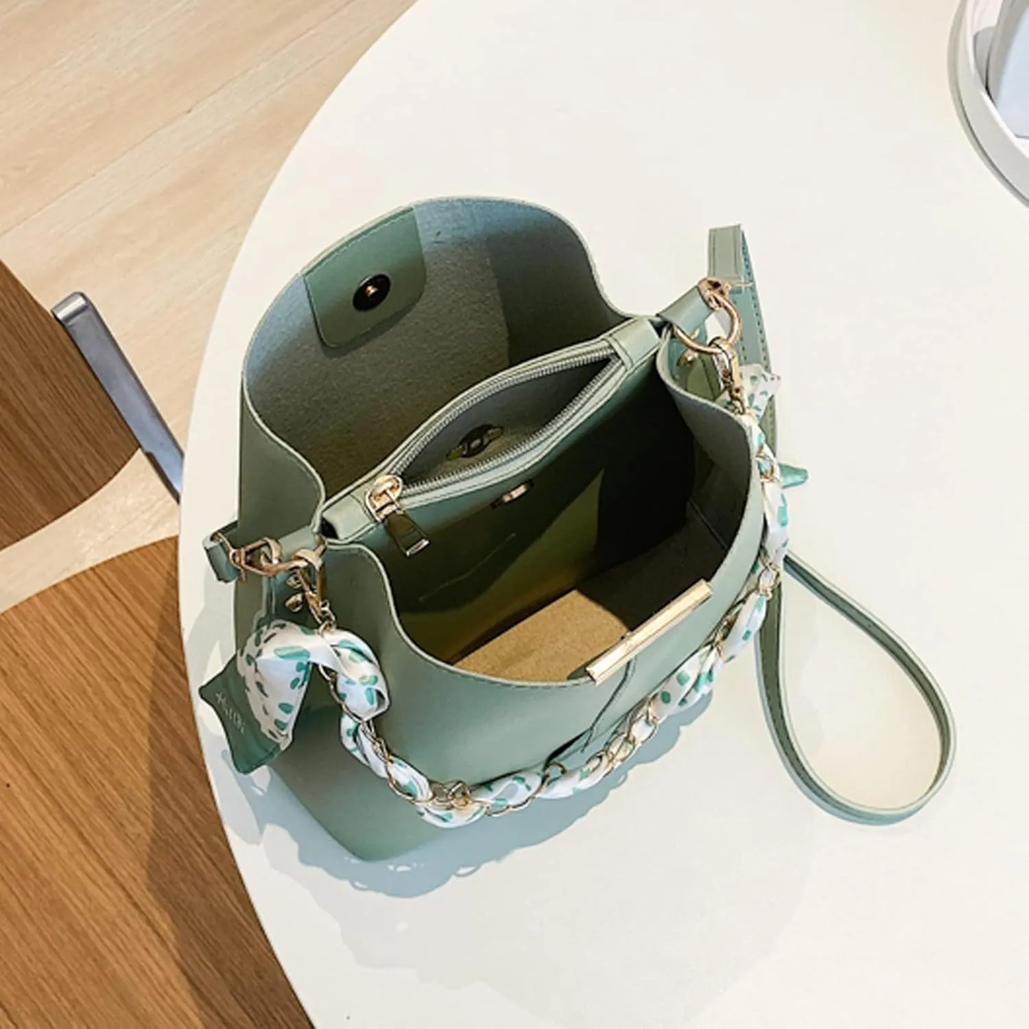 Women's Fashion Shoulder Bags Stadium Crossbody Messenger Bags for Concerts Sporting Events Womens Crochet Bag(Green)