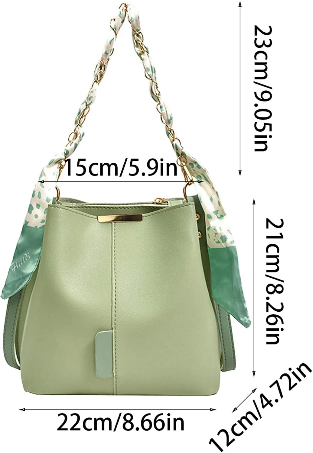 Women's Fashion Shoulder Bags Stadium Crossbody Messenger Bags for Concerts Sporting Events Womens Crochet Bag(Green)