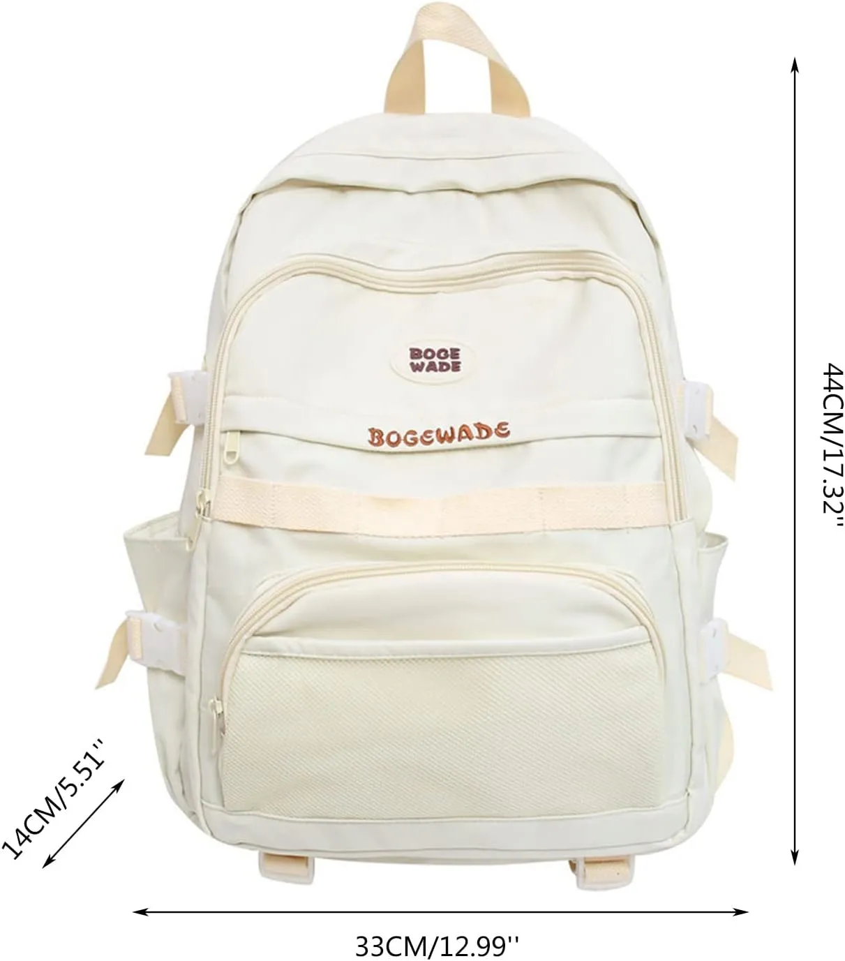 Women's Function Casual Backpack Retro Large Capacity Solid Soft Fashion Backpacks Multipurpose Design Backpack(Grey)