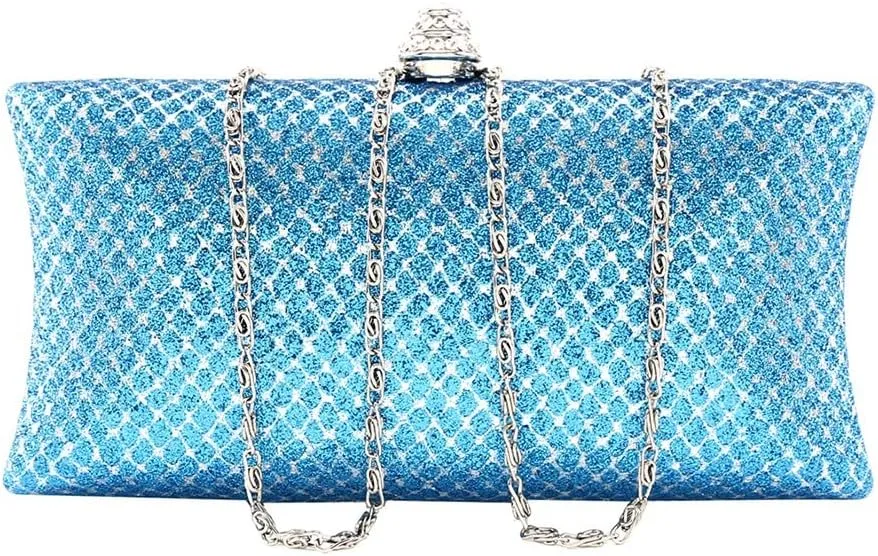 Womens Mini Clutches Glitter Party Purse Rhinestone Evening Bags
