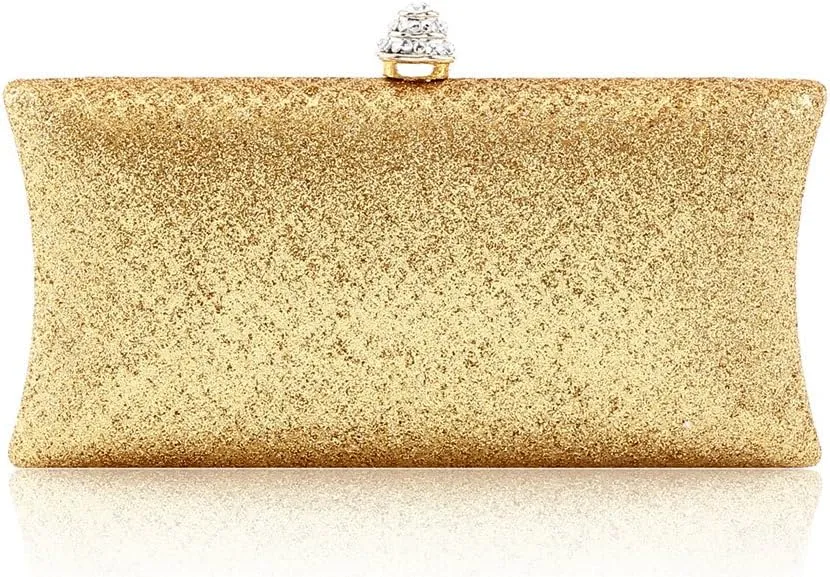 Womens Mini Clutches Glitter Party Purse Rhinestone Evening Bags