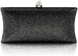 Womens Mini Clutches Glitter Party Purse Rhinestone Evening Bags