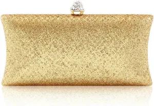 Womens Mini Clutches Glitter Party Purse Rhinestone Evening Bags