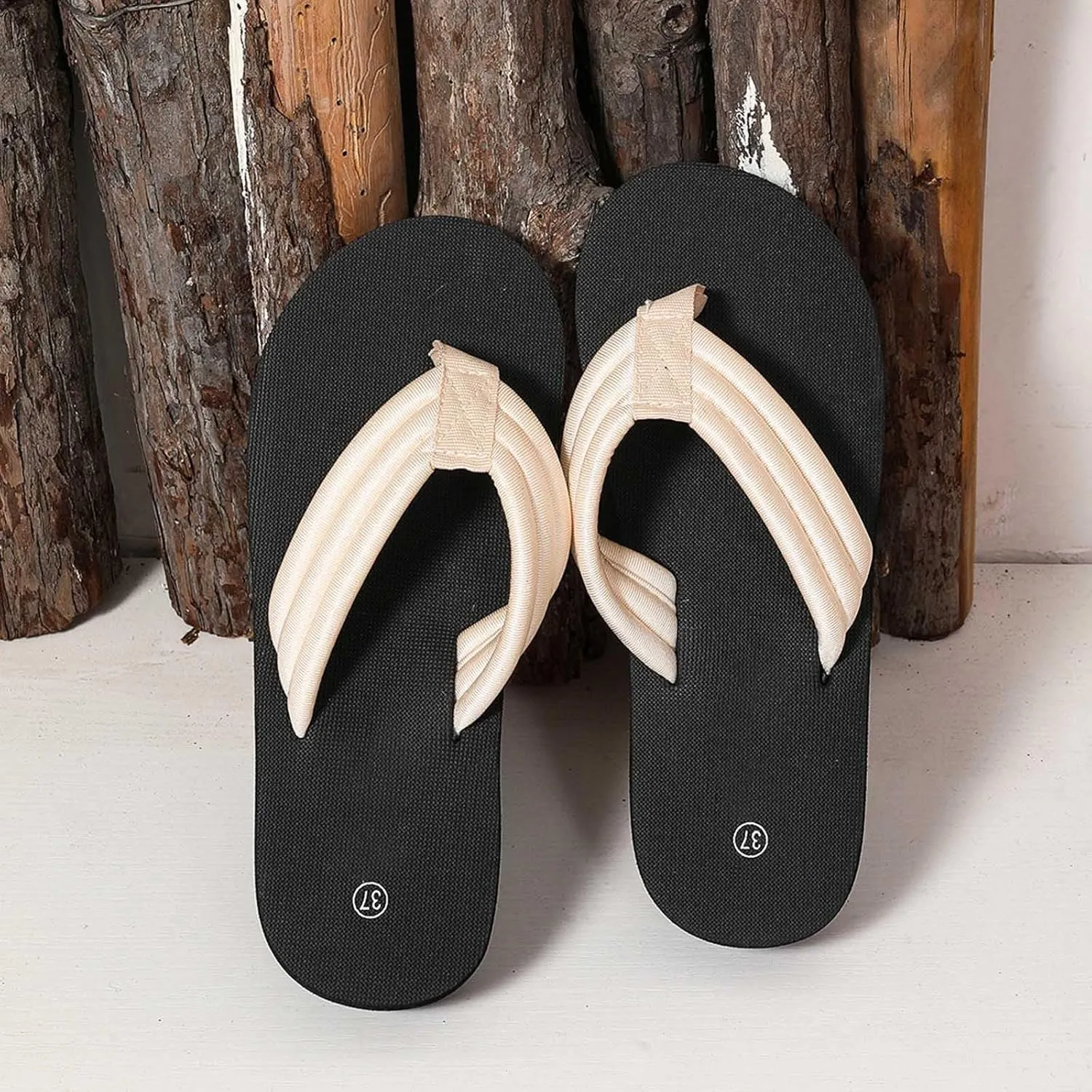 Womens Slippers Fashion Summer Flip Flops Casual Rhinestone Bow Sandals Soft Sole Dressy Sandals