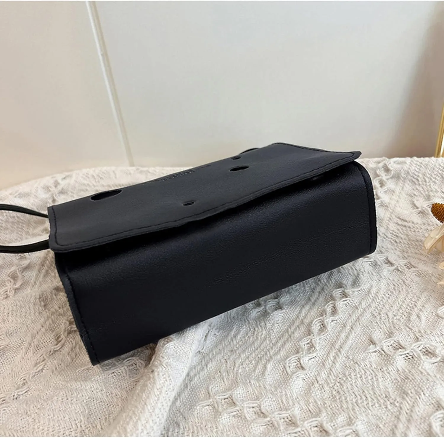 Women's Trendy Purses Vegan Leather Hobo Handbags Fabric Nylon Multi Pocket Crossbody Bags Summer Mini Gym Bag(Black)