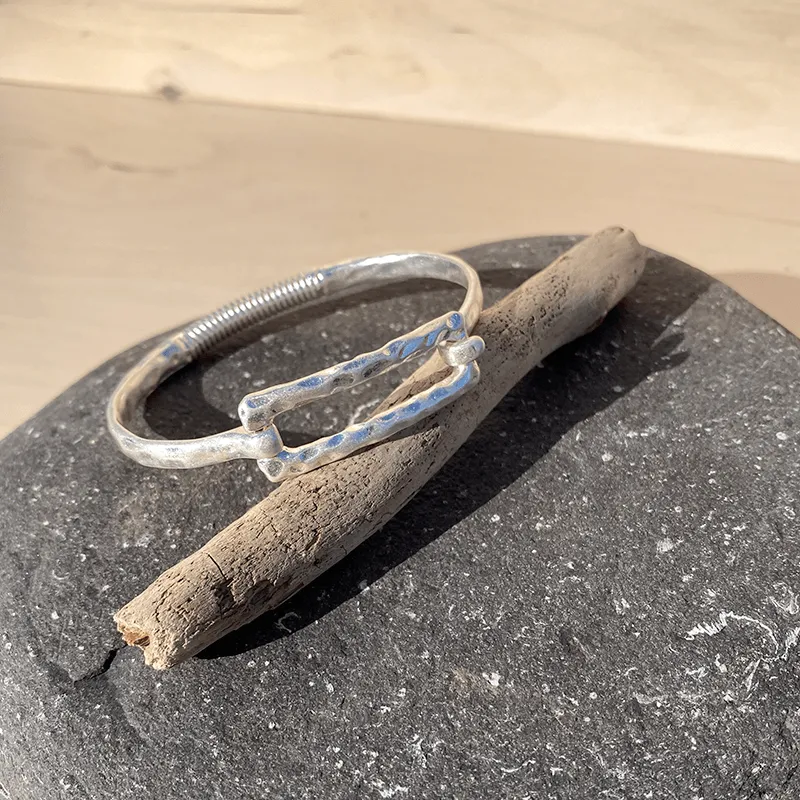 Wrapped Silver Bracelet