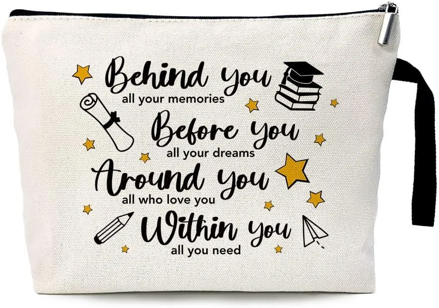 ZHANTUONE Friends Funny Cosmetic Bag, for Travel Toiletry Zipper Storage Pouch Makeup Bag, Inspirational Gifts for Women Best Friend Sister